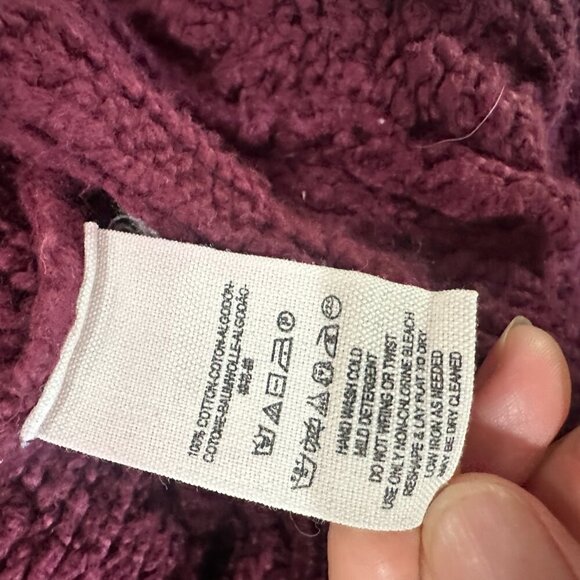 FREE PEOPLE Cable Knit Oversized Cardigan Sweater Size XS - Picture 10 of 10